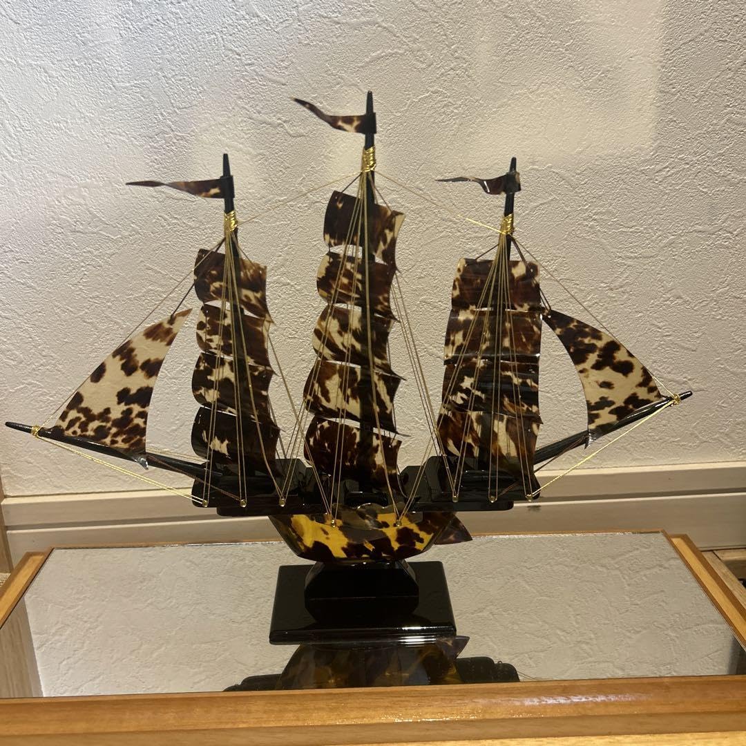 Amazon.co.jp: 鼈甲船 宝船 （ガラスケース付き） : ホーム＆キッチン